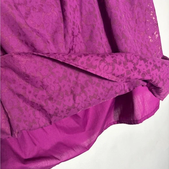 Merona Magenta Layered Blouse - size XL - Picture 4 of 10